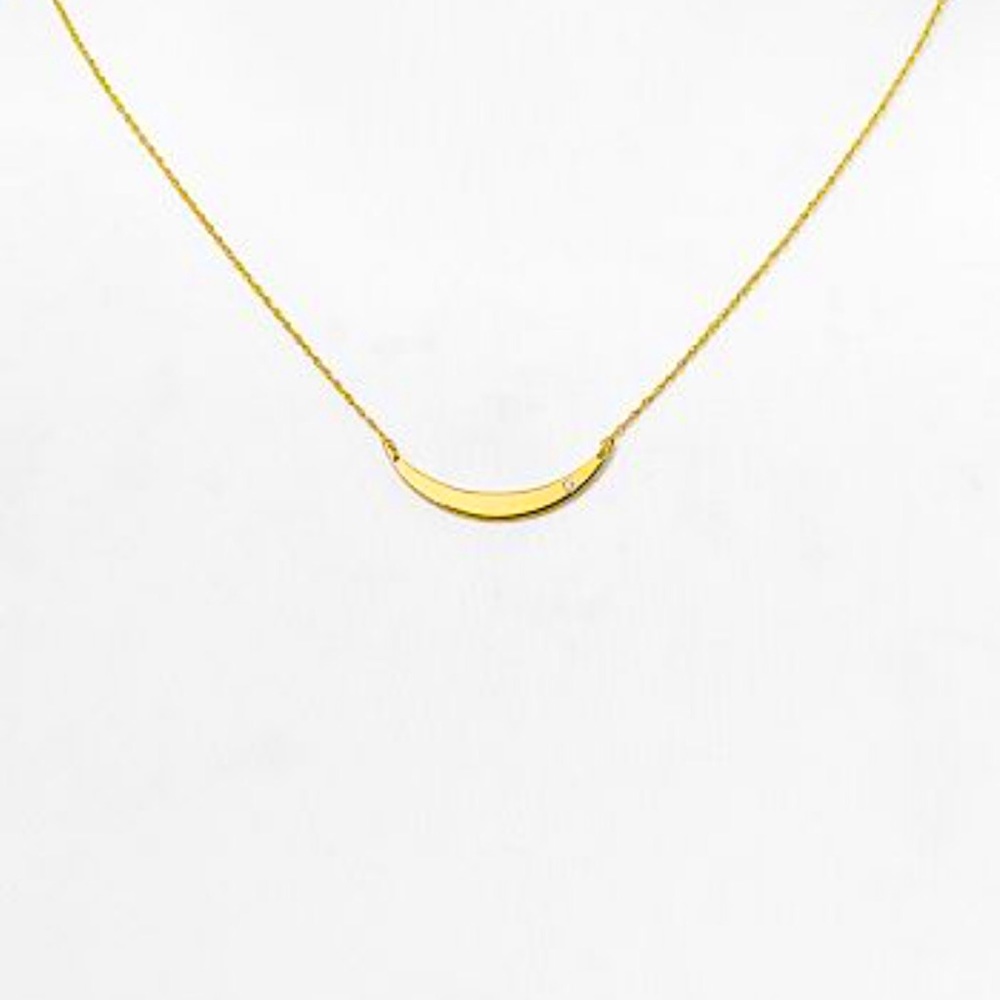 Jennifer Zeuner crescent necklace